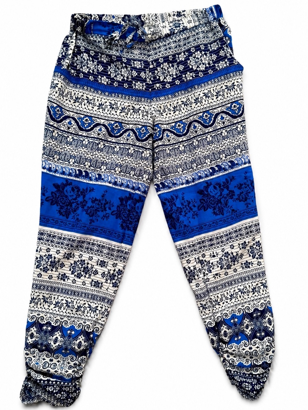 Design Lab Lord & Taylor Flowy Boho Soft Pants
